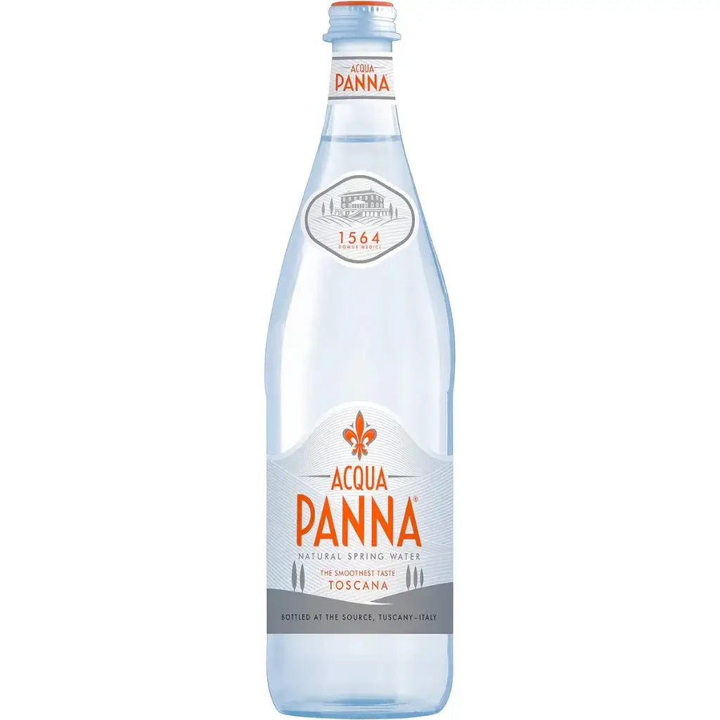 Acqua Panna Natural Mineral Water Glass Bottles - (12x1L)