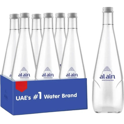 Al Ain Still Water Glass Bottles - (12x750ml)