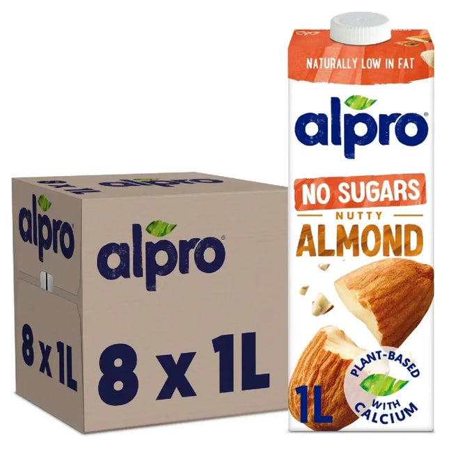 Alpro Almond No Sugars Drink - (8x1L)