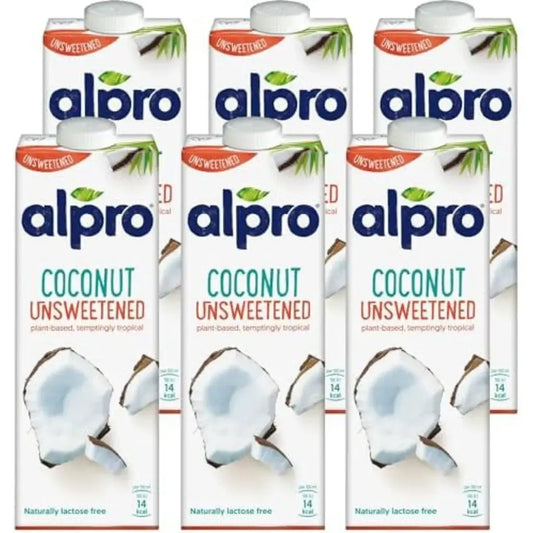 Alpro Soya Unsweetened Milk - (6x1L)