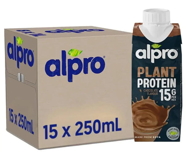 Buy Alpro Plant Protein Chocolate Soya Drink - (15x250ml)  EmiratesBulk