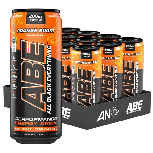 Applied Nutrition ABE Orange Burst Pre Workout Energy Cans - (12x330ml)