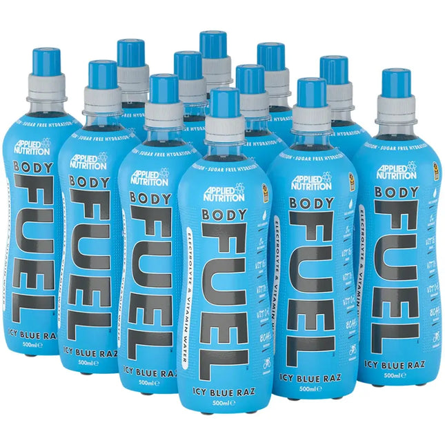 Applied Nutrition Icy Blue Raz Body Fuel Electrolyte Water - (12x500ml)