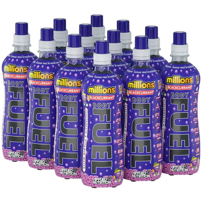 Applied Nutrition Millions Blackcurrant Body Fuel Electrolyte Water - (12x500ml)