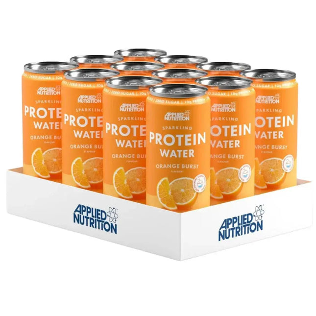 Applied Nutrition Sparkling Protein Water Orange Burst - (12x330ml)