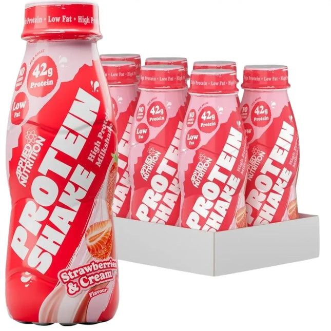 Applied Nutrition Strawberries & Cream High Protein Shake - (8x500ml)