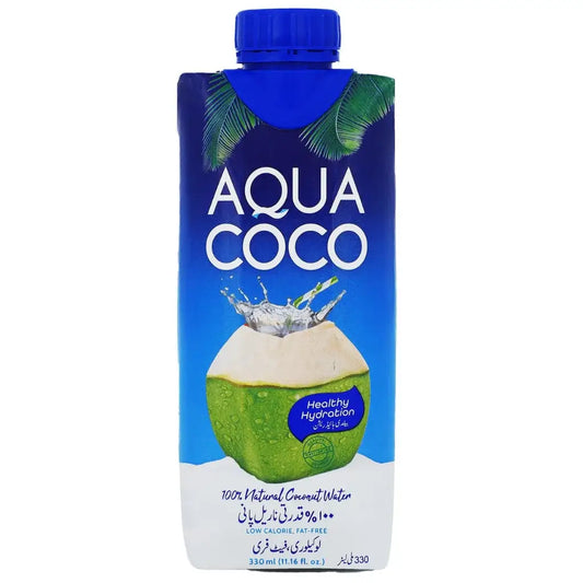 Aqua Coco Natural Coconut Water - (12x330ml)