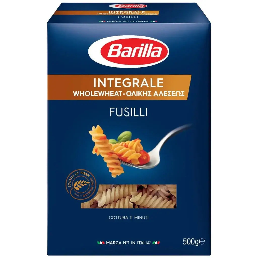 Barilla Integral Whole Wheat Fusilli Pasta - (12x500g)