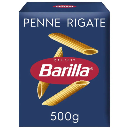 Barilla Penne Rigate Pasta - (12x500g)