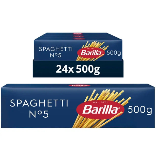 Barilla Spaghetti No.5 Pasta - (24x500g)