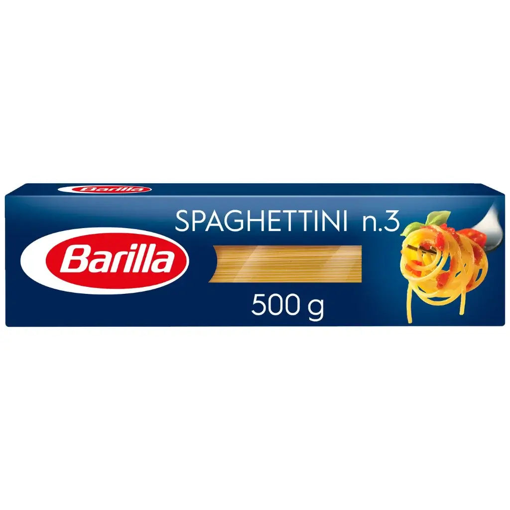 Barilla Spaghettini No.3 Pasta - (24x500g)