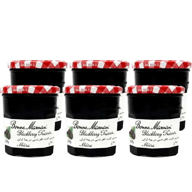 Bonne Maman Blackberry Preserve Jam - (6x370g)