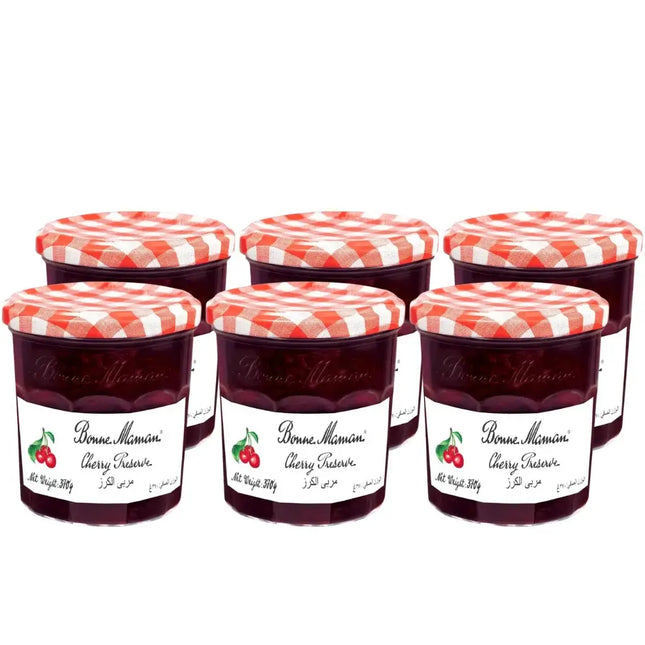 Bonne Maman Cherry Preserve Jam - (6x370g)