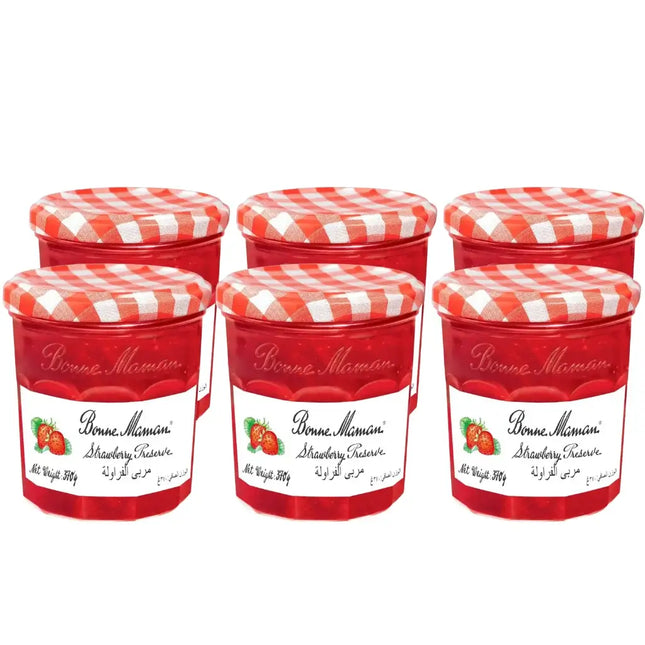 Bonne Maman Strawberry Preserve Jam - (6x370g)