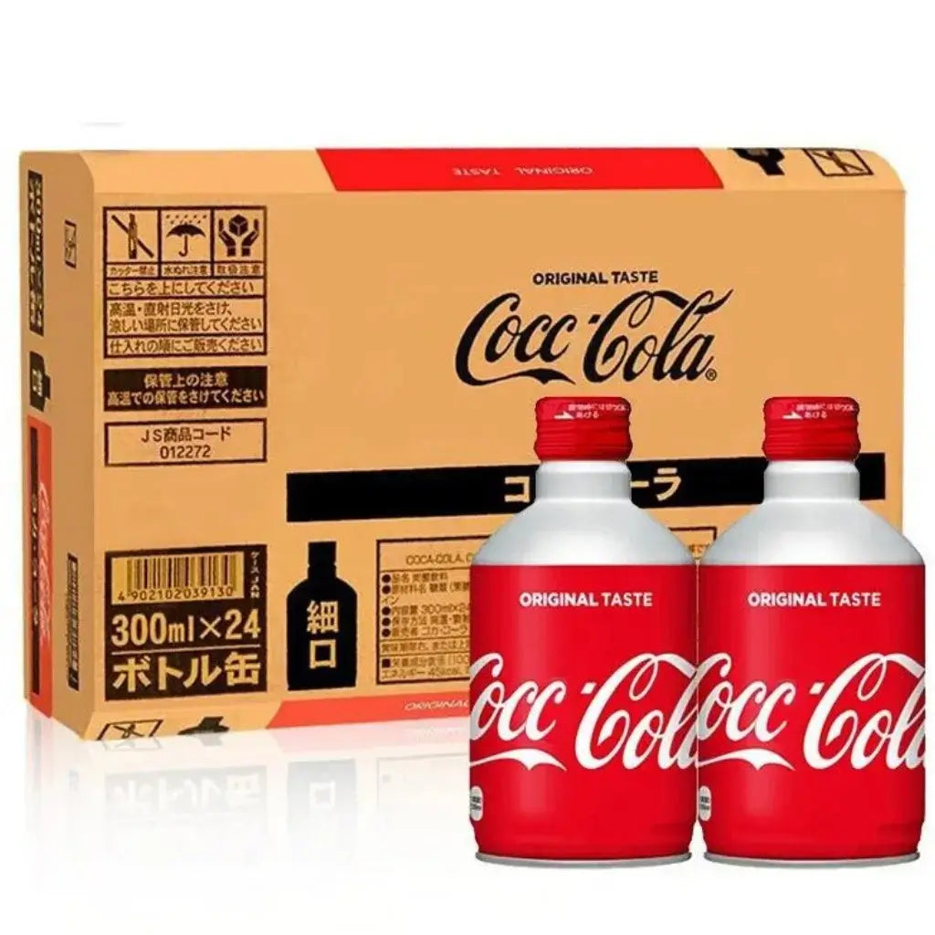 Coca Cola Japanese Original Taste Soft Drink Bottles - (24x300ml)