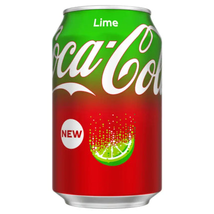 Coca Cola Lime Soft Drink Cans - (24x330ml)