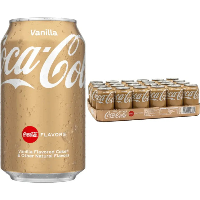Coca Cola Vanilla Cans - (24x330ml) (BBD: 31/10/25)