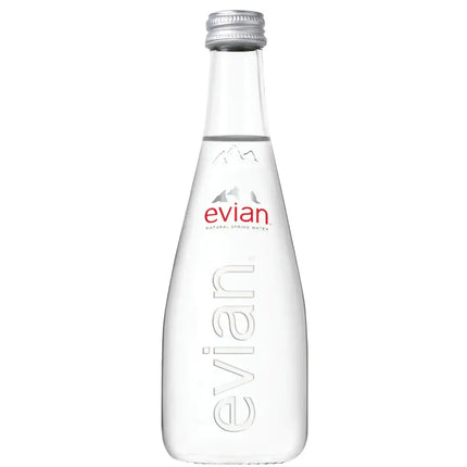 Evian Natural Mineral Glass Bottles - (20x330ml)
