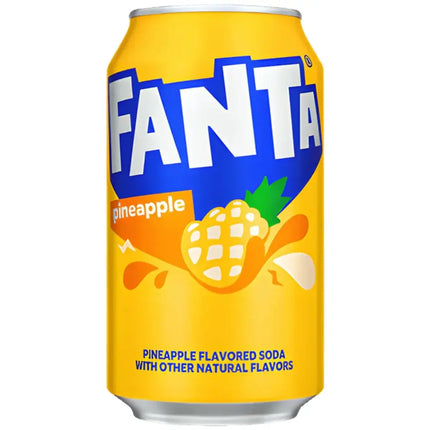 Fanta Pineapple Soft Drink Cans - (12x355ml)