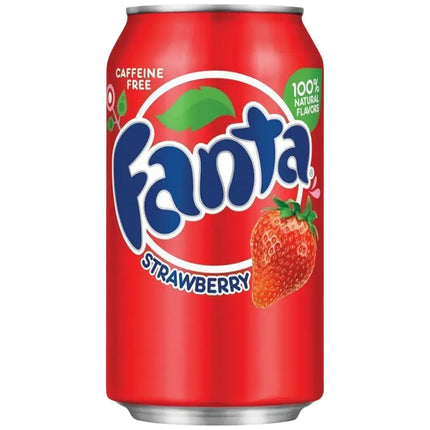 Fanta Strawberry Soft Drink Cans - (12x355ml)