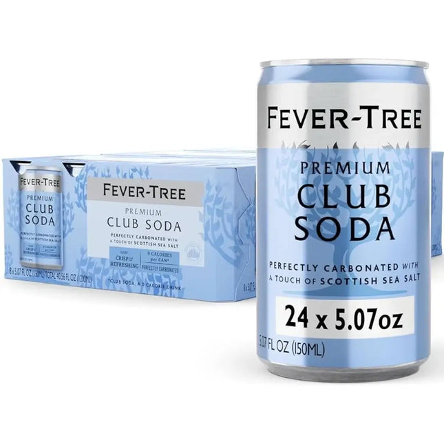 Fever-Tree Premium Club Soda Cans - (24x150ml)