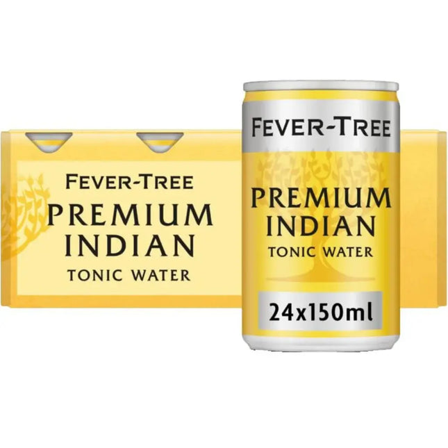 Fever-Tree Premium Indian Tonic Water Cans - (24x150ml)