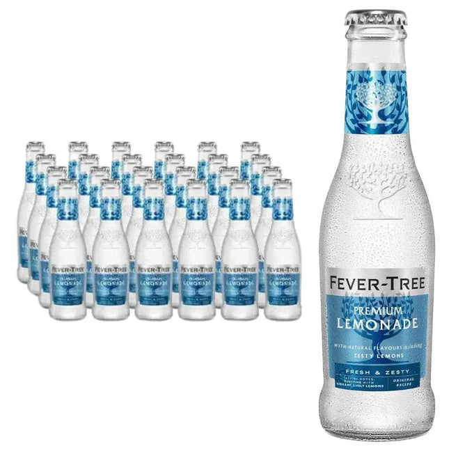 Fever-Tree Premium Lemonade Glass Bottles - (24x200ml)