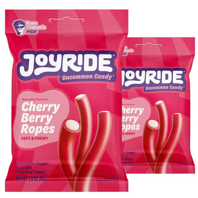 Joyride Cherry Berry Ropes Candy - (2x99g)