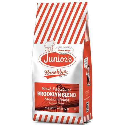 Junior's Most Fabulous Brooklyn Blend Medium Roast Ground Coffee - 340g