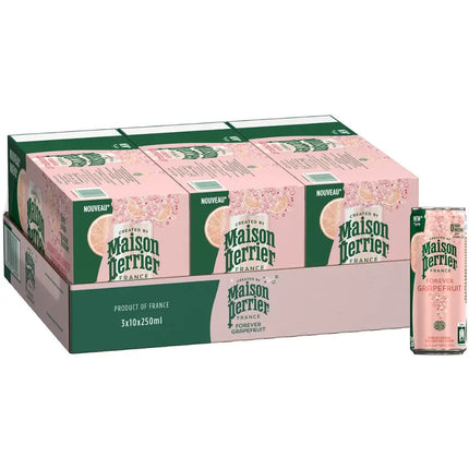 Maison Perrier Forever Grapefruit Sparkling Cans - (30x250ml)