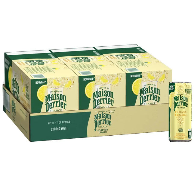 Maison Perrier Forever Lemon Sparkling Cans - (30x250ml)