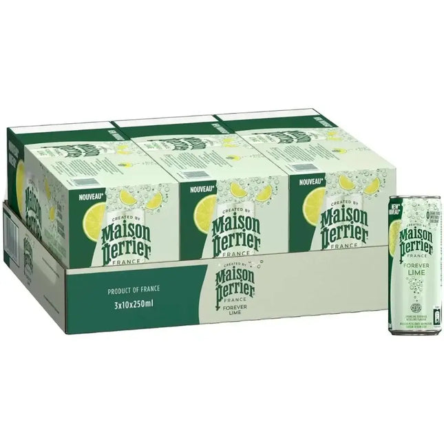 Maison Perrier Forever Lime Sparkling Cans - (30x250ml)