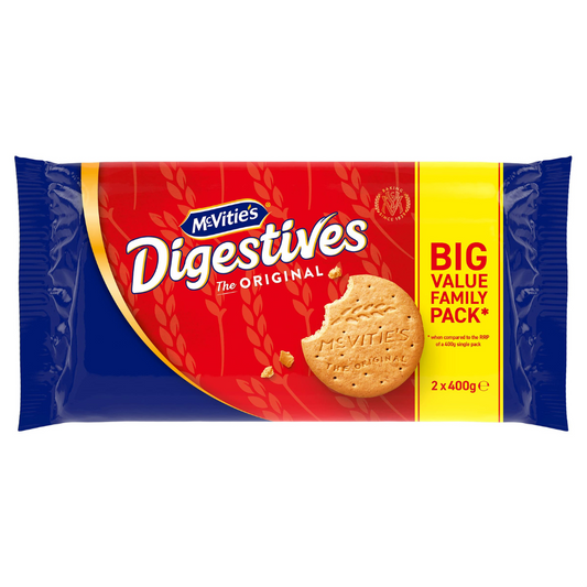 McVitie's Original Digestive Biscuits - (2x400g) - BBD: 03/24