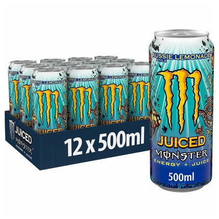 Monster Aussie Lemonade Energy Drink Cans - (12x500ml)