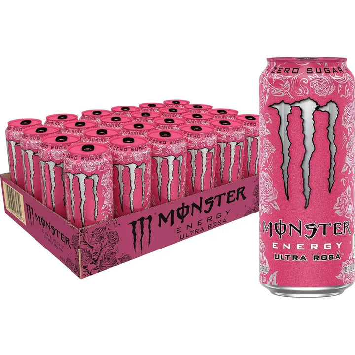 Monster Ultra Rosa Sugar Free Energy Drink 500ml Γ 24