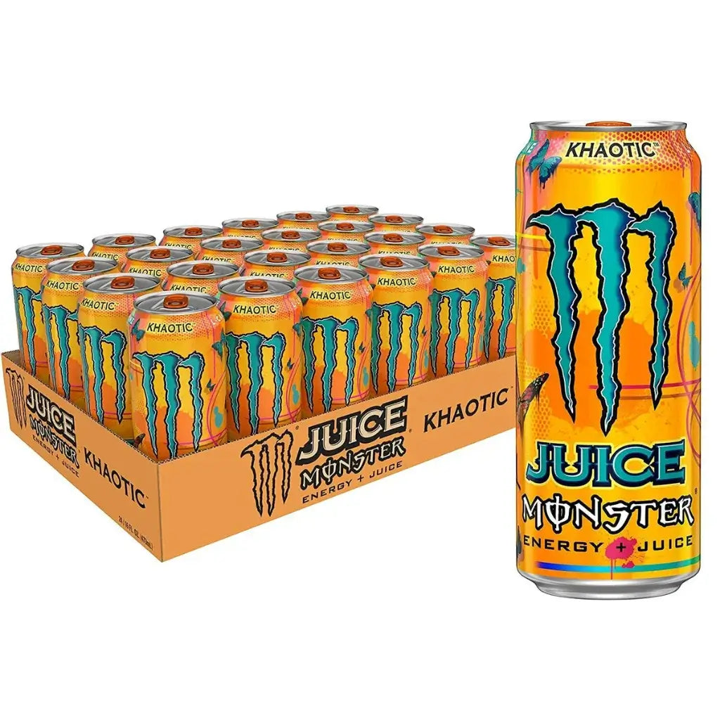 Monster Khaotic Energy Drink Cans - (24x500ml)