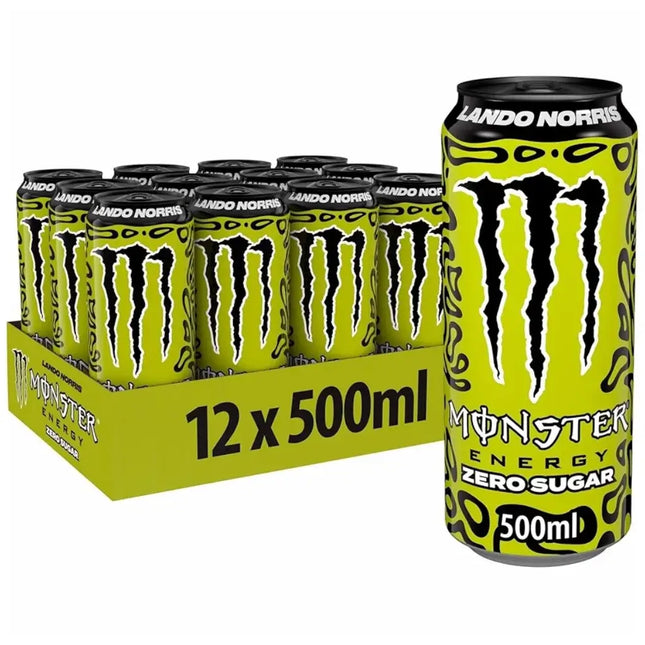 Monster Lando Norris Zero Sugar Energy Drink Cans - (12x500ml)