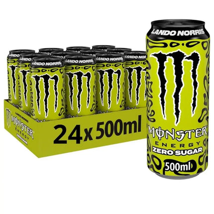Monster Lando Norris Zero Sugar Energy Drink Cans - (24x500ml)
