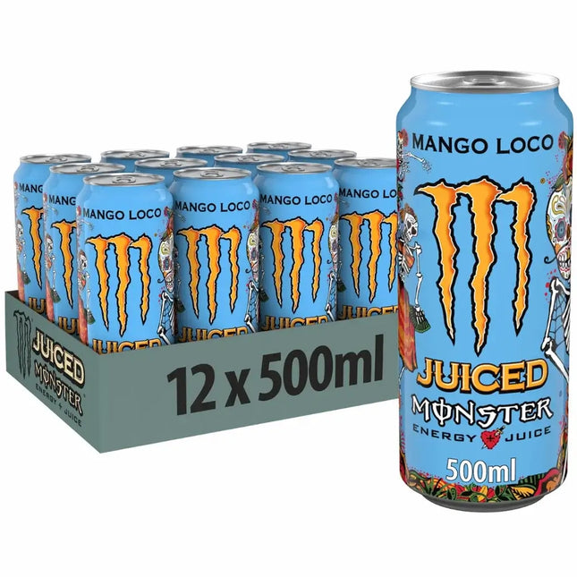 Monster Mango Loco Energy Drink Cans - (12x500ml)