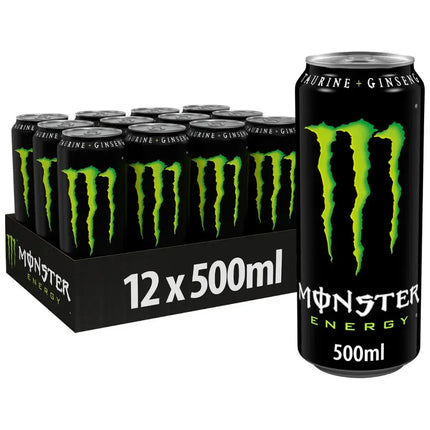 Monster Original Energy Drink Cans - (12x500ml)