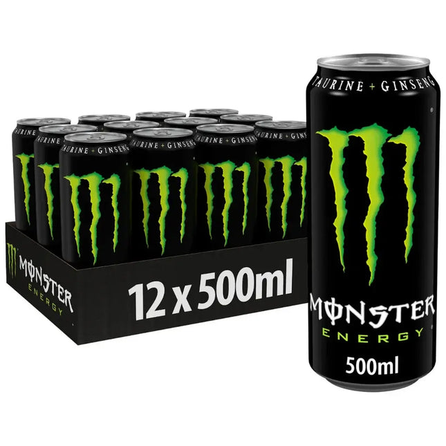 Monster Original Energy Drink Cans - (12x500ml)