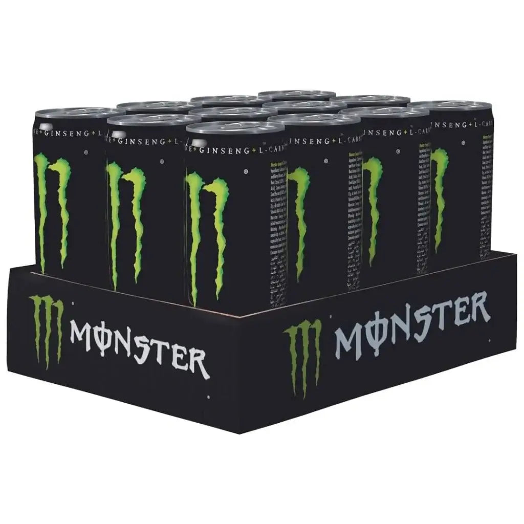 Monster Ultra Black Energy Drink Cans - (12x250ml)