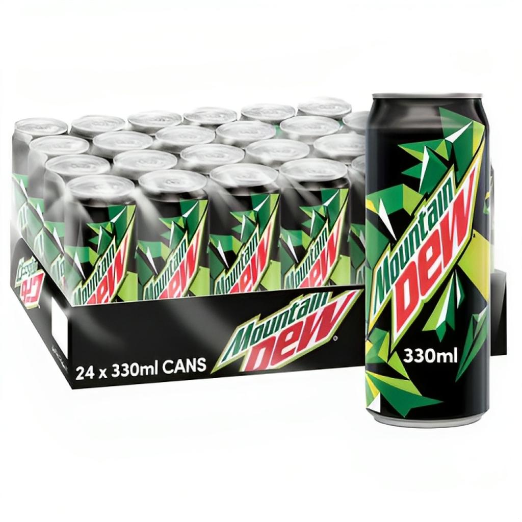 Mount Due Mountain Dew Carbonated Soft Drink Cans - (24x330ml) – EmiratesBulk