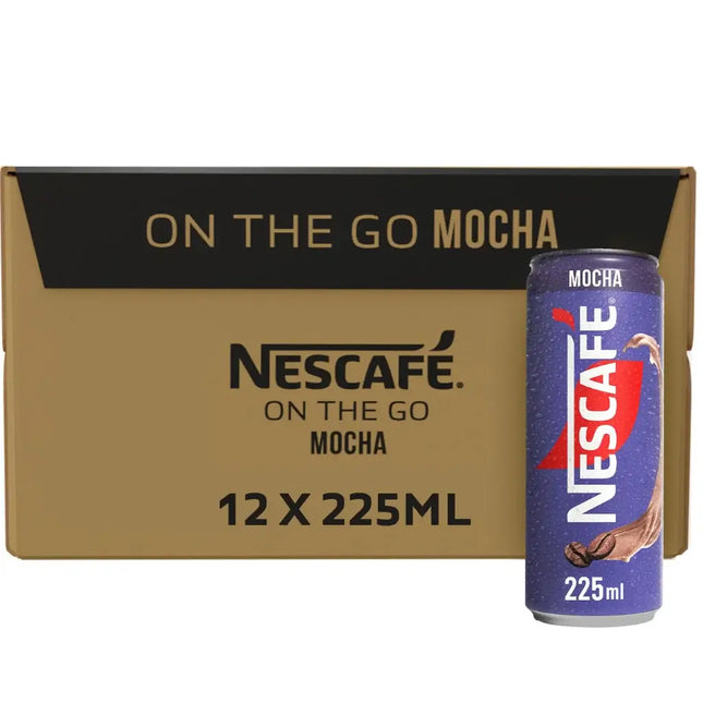 Nescafe On-The-Go Mocha Iced Coffee - (12x225ml)