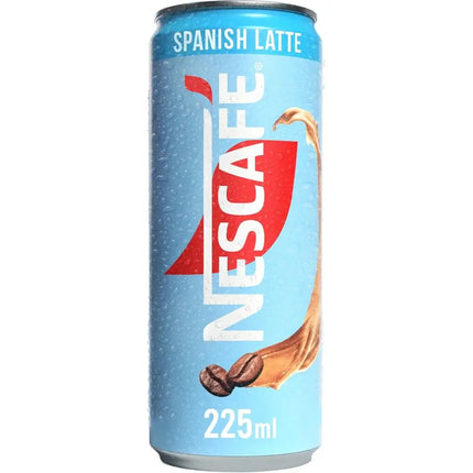 Nescafe Spanish Latte can on a white background