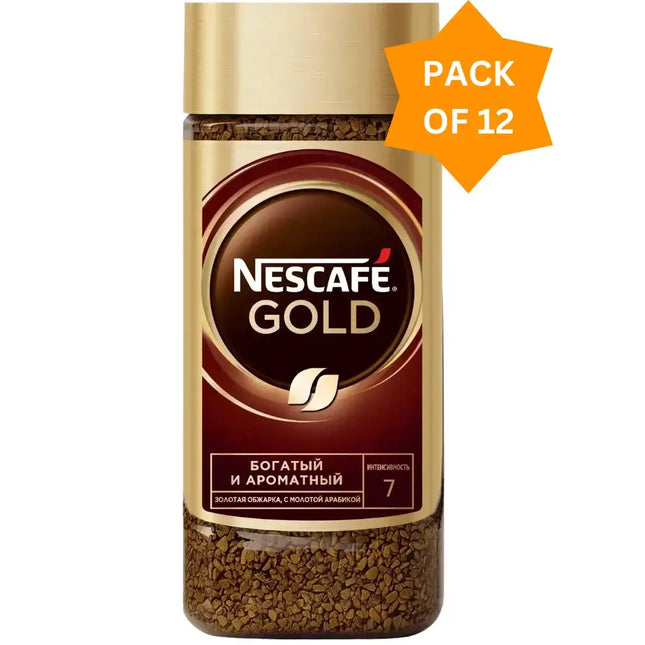 Nescafe Gold Instant Coffee Bottles - (12x190g)