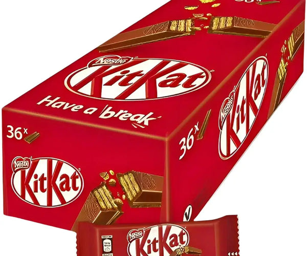 Nestle KitKat 2 Finger Milk Chocolate Wafer Box 36x17.7g EmiratesBulk