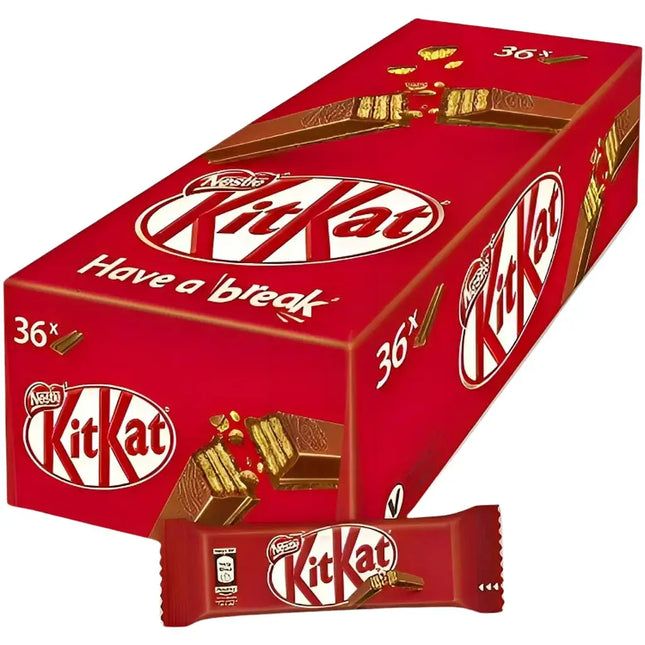 Nestle KitKat 2 Finger Milk Chocolate Wafer Box - (36x17.7g)