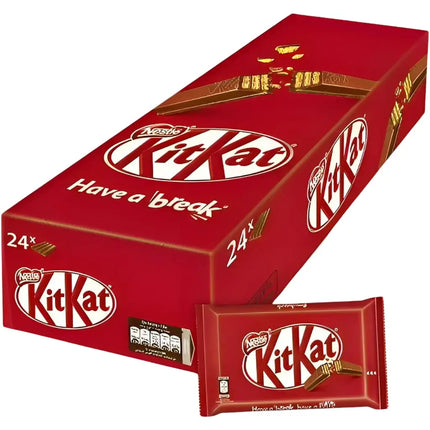 Nestle KitKat 4 Finger Milk Chocolate Wafer Box - (24x41.5g)