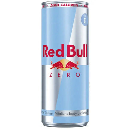 Red Bull Zero Energy Drink Cans - (12x250ml)